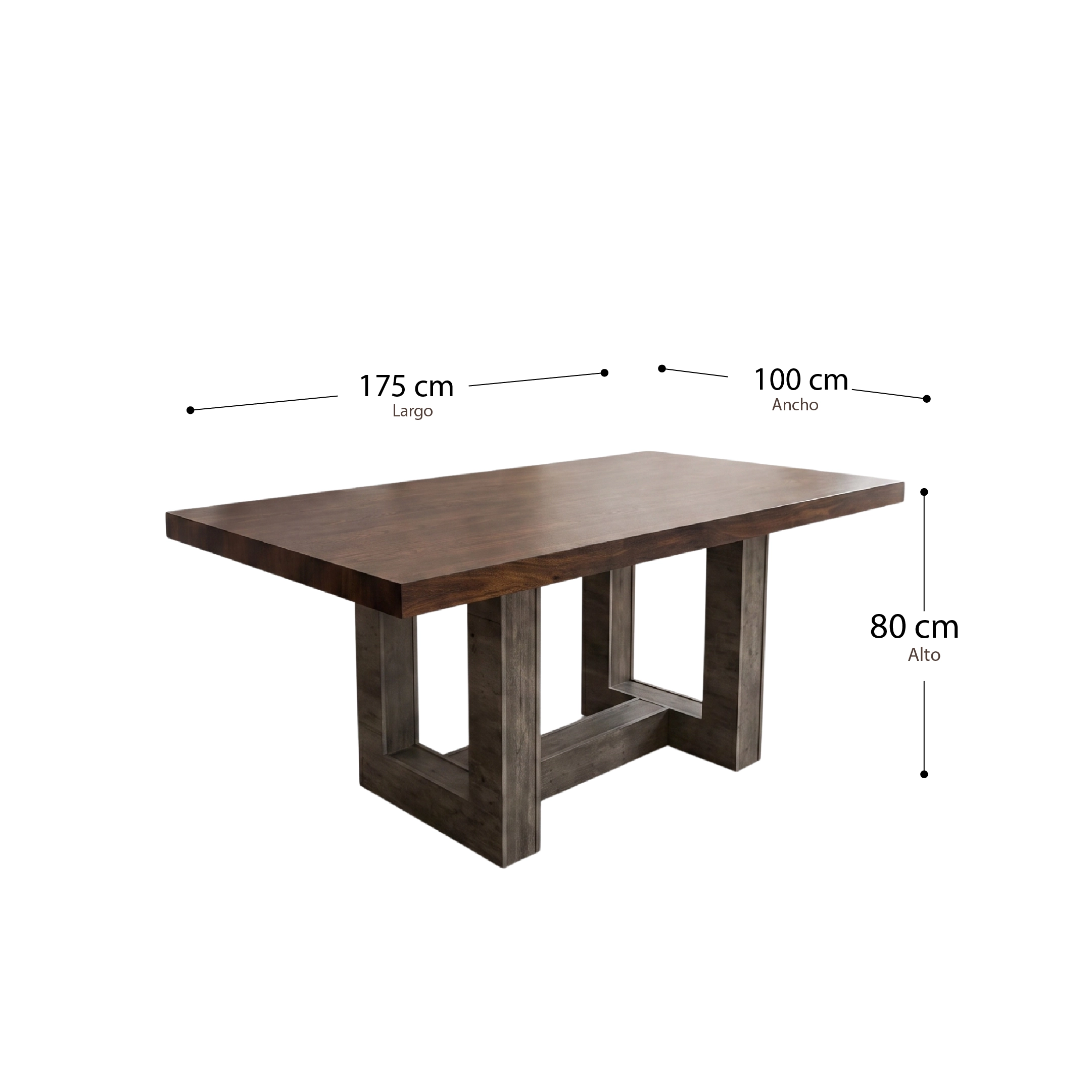 Comedor Girona + 6 sillas Nexus - Imagen 3