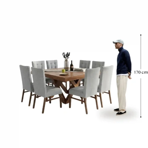 Alternative view of Comedor Sky + 8 sillas Jazmin