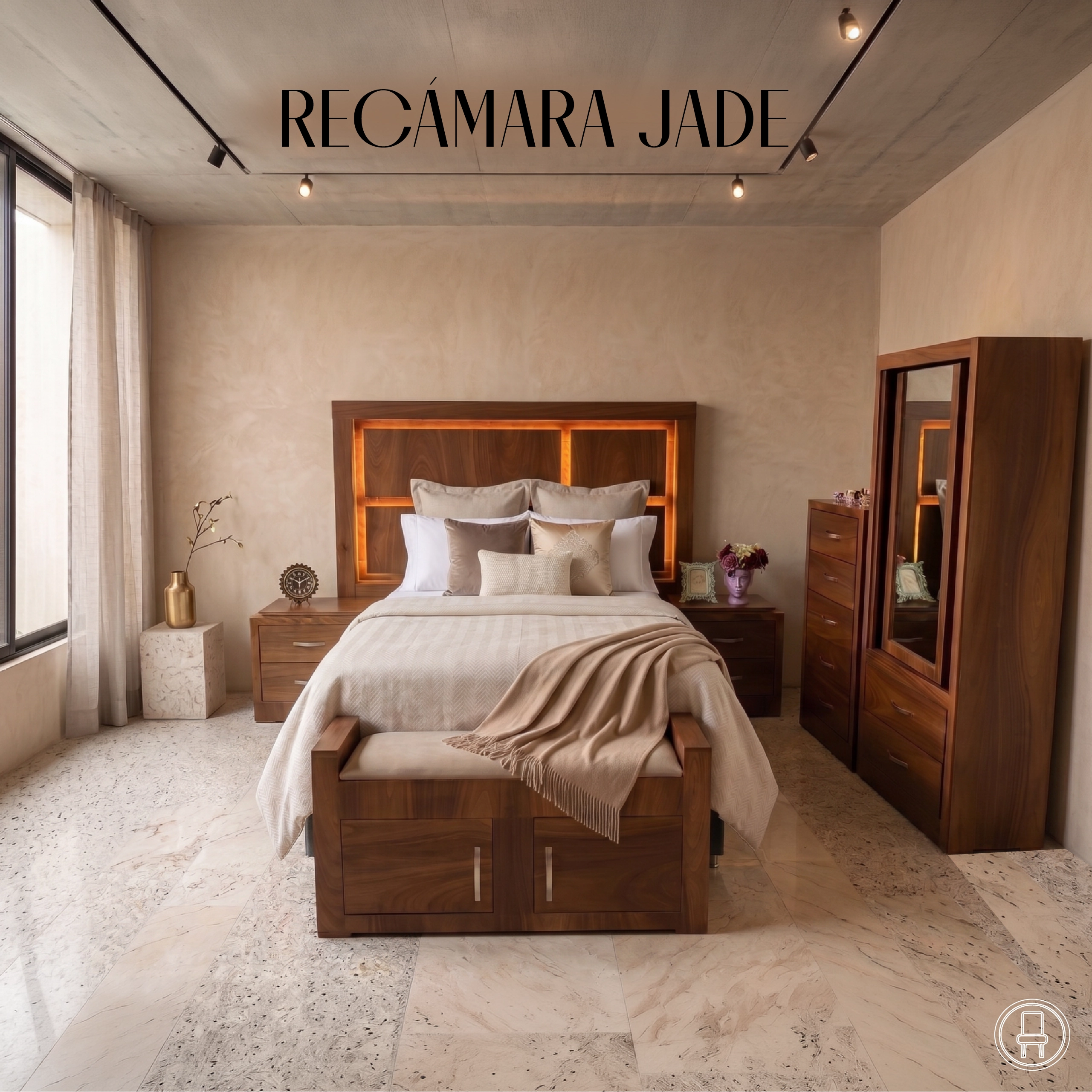 Recamara matrimonial, Recamara queen, Recamara King Size