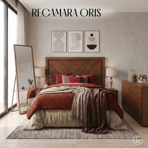 Recamara matrimonial, Recamara queen, Recamara King Size