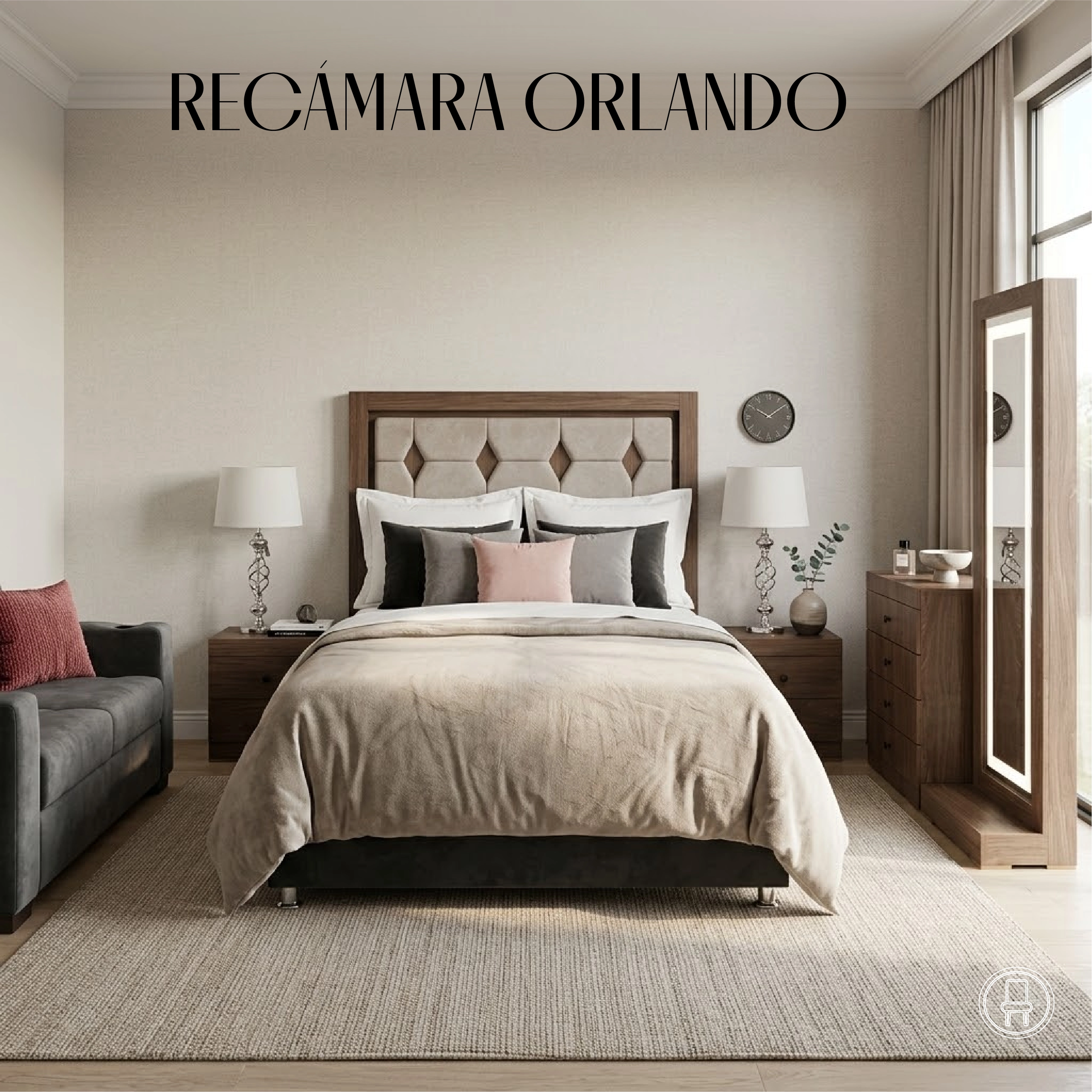 Recamara matrimonial, Recamara queen, Recamara King Size