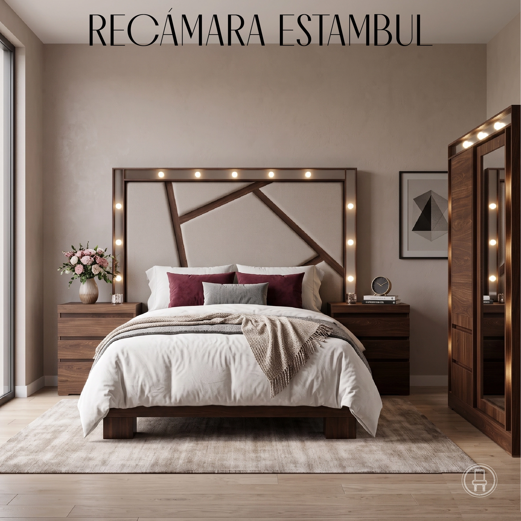 Recamara matrimonial, Recamara queen, Recamara King Size